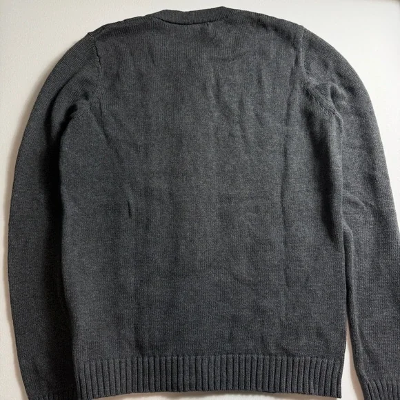 Merona Cardigan Sweater Size L NWT Gray Textured Eclectic Grandpa Cottagecore - Picture 5 of 7